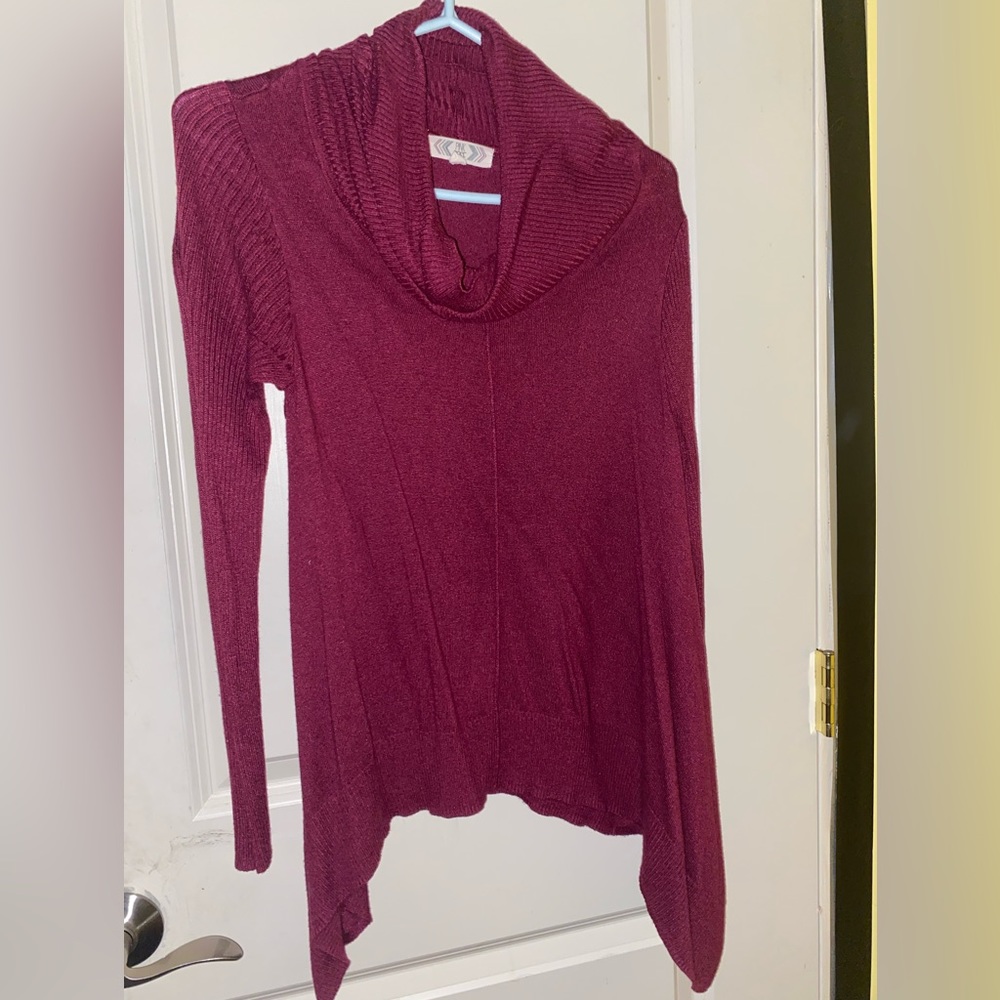 PINK ROSE red sweater